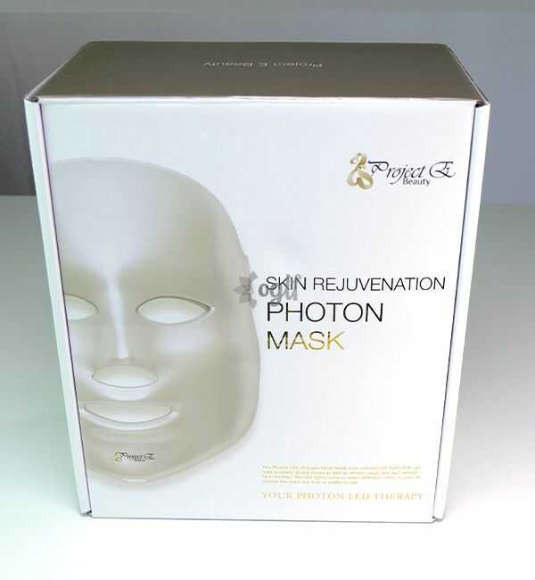 Project E Beauty 7 Color LED Mask Photon Light Skin Rejuvenation