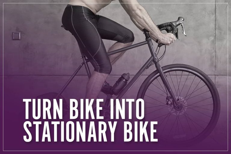 turning a regular bike into a stationary one