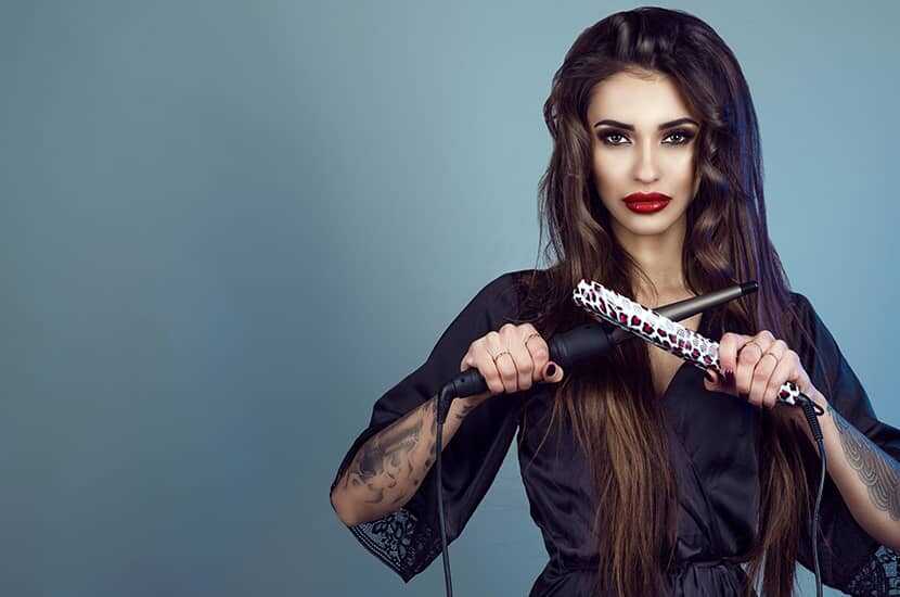 Using A Flat Iron